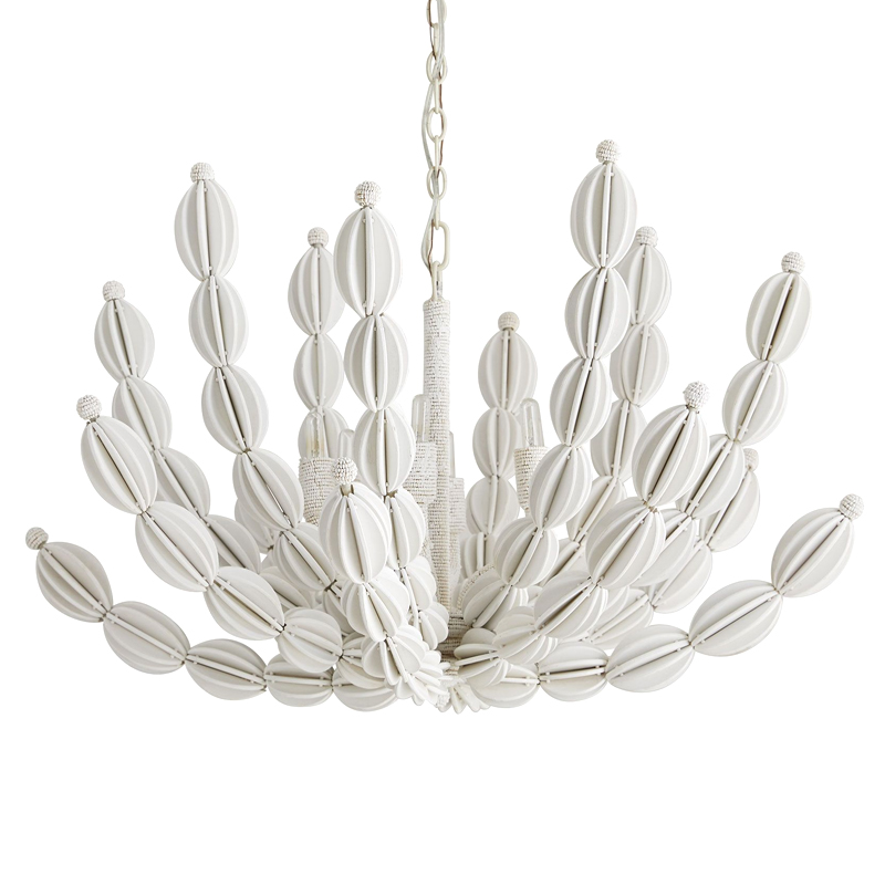 Люстра Arteriors INDI CHANDELIER Белый Люстра Arteriors INDI CHANDELIER Белый в Костроме | Loft Concept