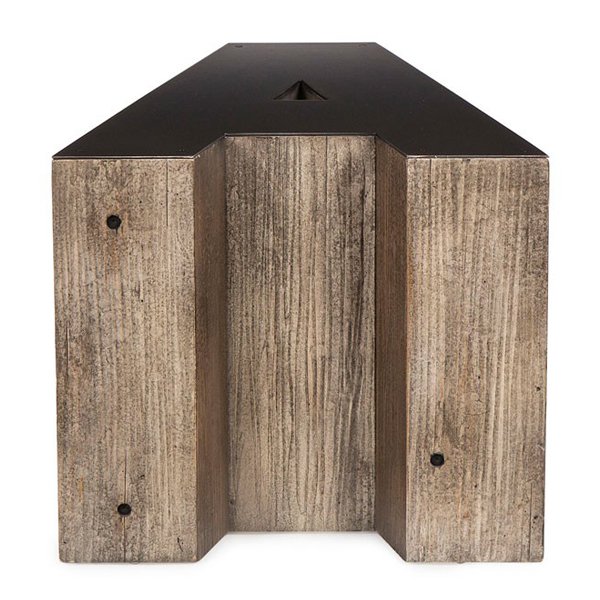 Столик Wooden Alphabet A Side Table Графит Коричневый Столик Wooden Alphabet A Side Table Графит Коричневый в Костроме | Loft Concept