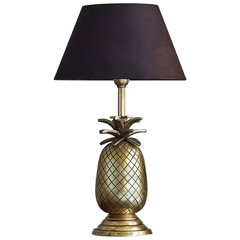 Настольная лампа Pineapple Lampshade Table Lamp Черный Латунь Настольная лампа Pineapple Lampshade Table Lamp Черный Латунь в Костроме | Loft Concept
