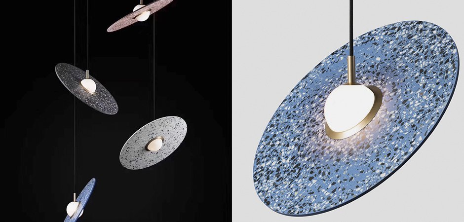 Подвесной светильник Stone Disc Haning Pendant Подвесной светильник Stone Disc Haning Pendant - Loft-Concept в Костроме