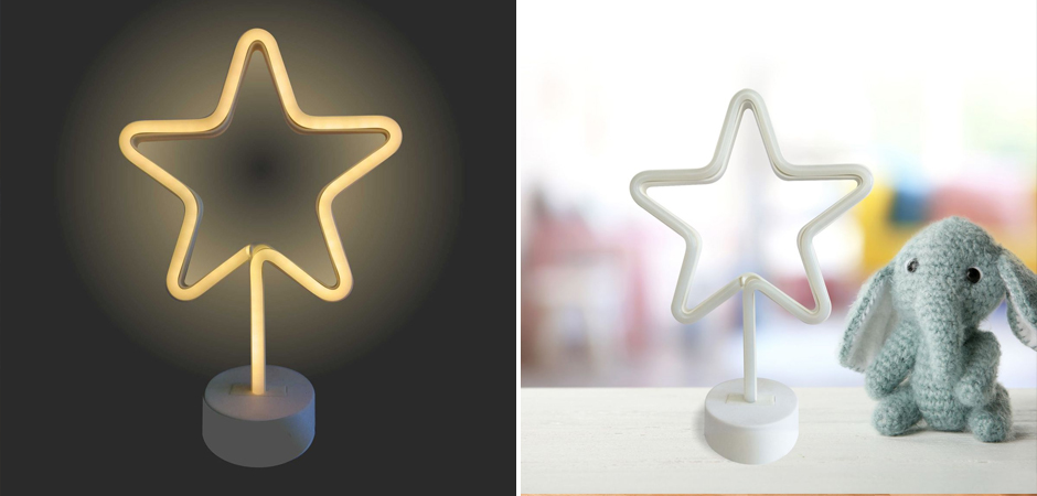 Неоновая настольная лампа Night Star - Loft-Concept в Костроме