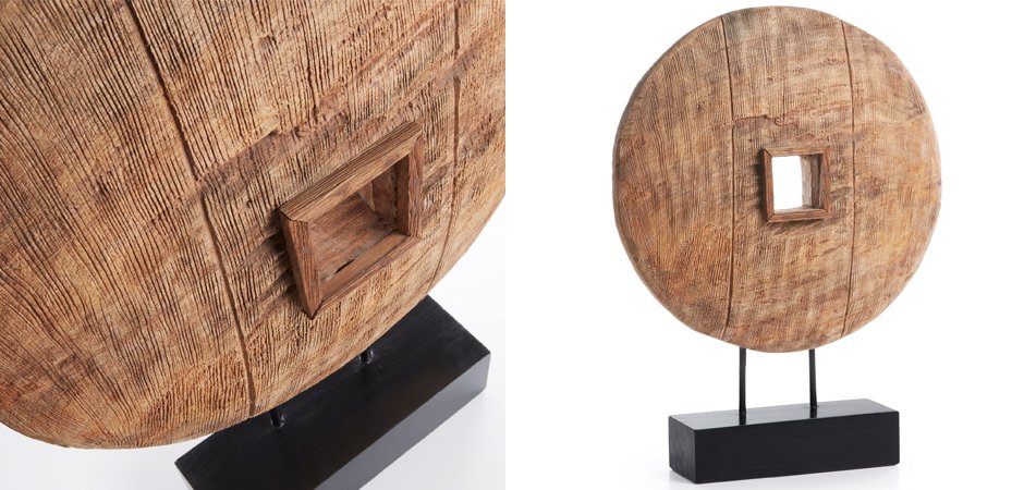 Колесо на подставке Wooden Wheel Колесо на подставке Wooden Wheel - Loft-Concept в Костроме