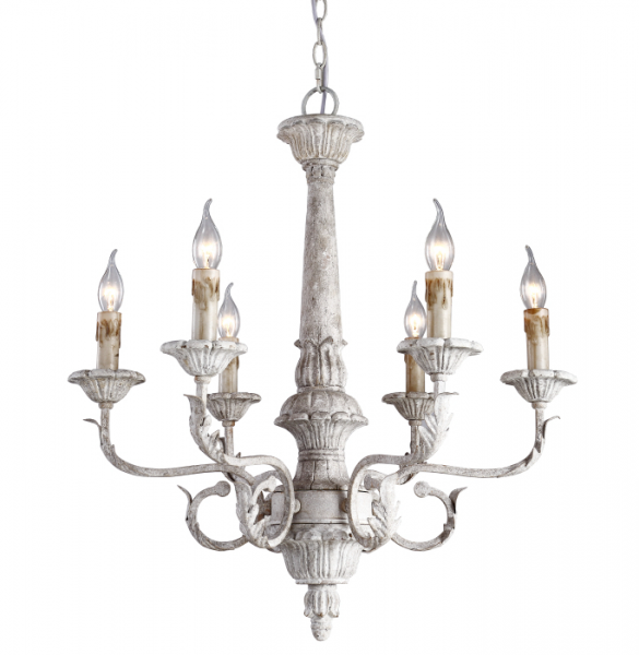 Люстра Monogram Chandelier Серый Люстра Monogram Chandelier Серый в Костроме | Loft Concept
