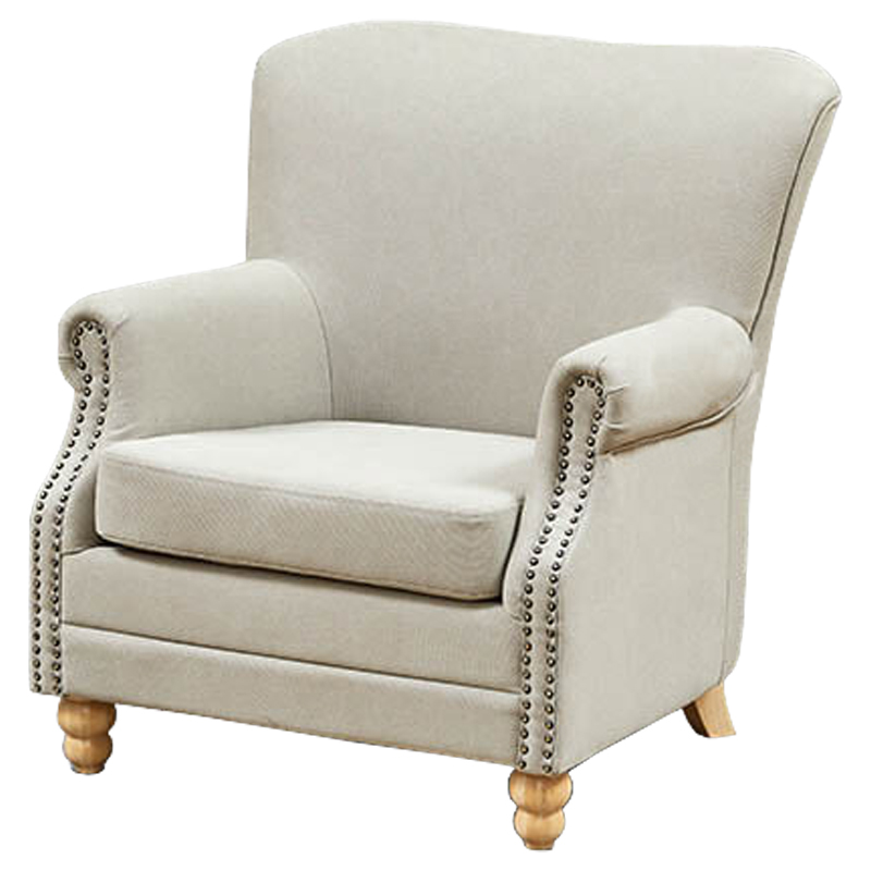 Кресло Dorchester Chair Бежевый Кресло Dorchester Chair Бежевый в Костроме | Loft Concept