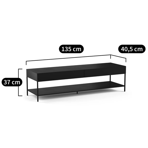 ТВ-тумба из металла с 2-мя ящиками Kelsey Metal TV Stand ТВ-тумба из металла с 2-мя ящиками Kelsey Metal TV Stand в Костроме