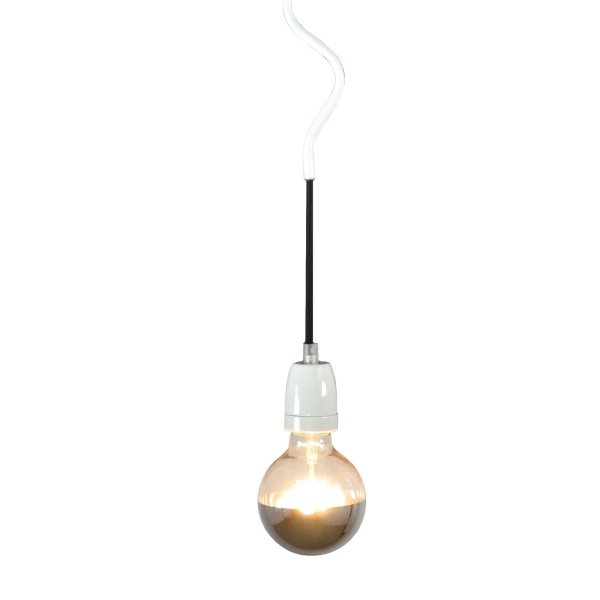 Подвесной светильник Spinner Bulb White Белый Подвесной светильник Spinner Bulb White Белый в Костроме | Loft Concept