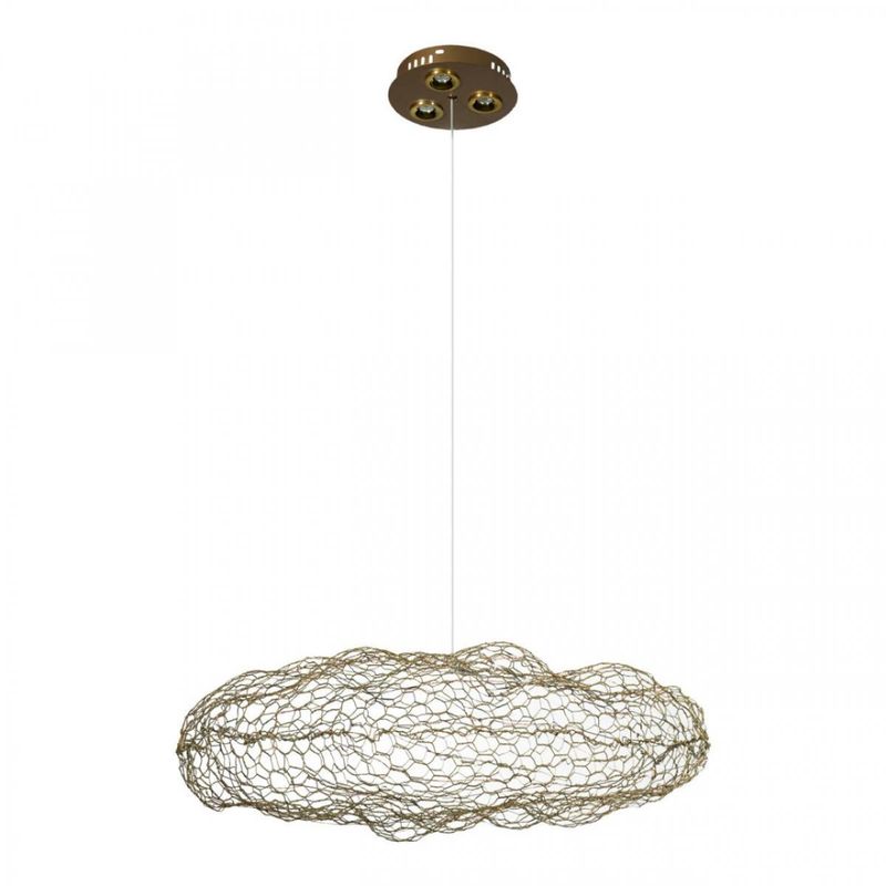 Светодиодная Люстра Золотая Сеть LED Cloud Gold Золотой Светодиодная Люстра Золотая Сеть LED Cloud Gold Золотой в Костроме | Loft Concept