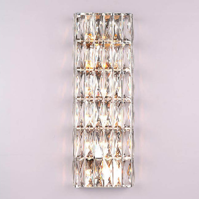 Бра Crystal Regena Chrome Wall Lamp 12 Хром Прозрачный (Transparent) Бра Crystal Regena Chrome Wall Lamp 12 Хром Прозрачный (Transparent) в Костроме | Loft Concept