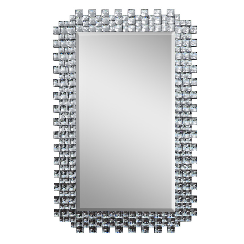 Зеркало Lasre Glitter Squares Mirror Зеркало Lasre Glitter Squares Mirror в Костроме | Loft Concept