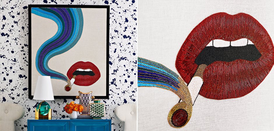 Smolder Beaded Wall Art панно из бисера Smolder Beaded Wall Art панно из бисера - Loft-Concept в Костроме