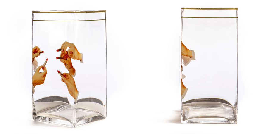Ваза Glass vase big Lipstick Ваза Glass vase big Lipstick - Loft-Concept в Костроме