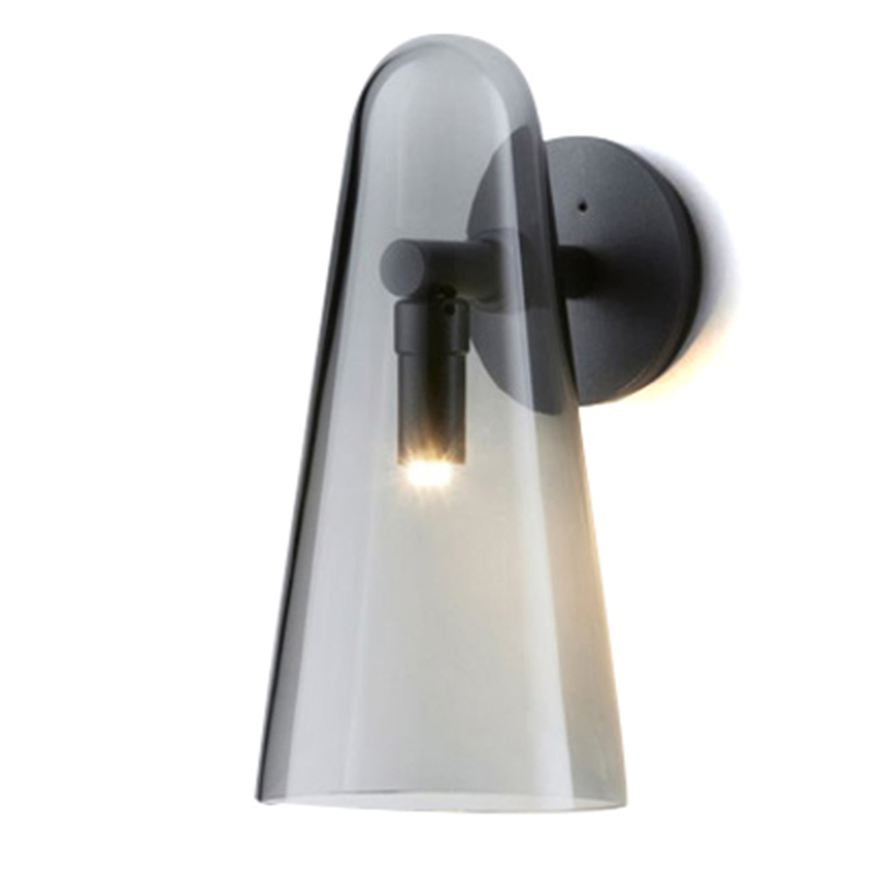 Бра Domi Sconce Smoky Черный Стекло Смок Бра Domi Sconce Smoky Черный Стекло Смок в Костроме | Loft Concept