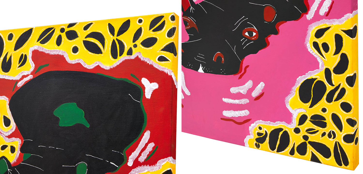 Картина Four Hippos - фото