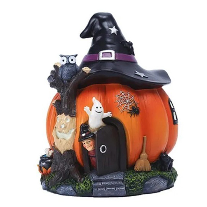 Статуэтка Pumpkin House Witch Мульти Статуэтка Pumpkin House Witch Мульти в Костроме | Loft Concept