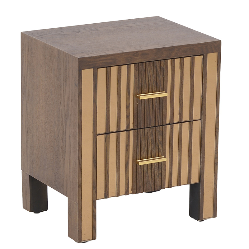 Тумба Aldin Nightstand Золотой Коричневый Тумба Aldin Nightstand Золотой Коричневый в Костроме | Loft Concept