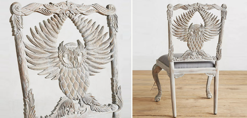 Стул Handcarved Menagerie Owl Dining Chair Стул Handcarved Menagerie Owl Dining Chair - Loft-Concept в Костроме