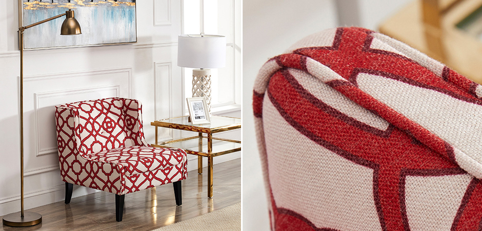 Кресло Red and White Ornament Кресло Red and White Ornament - Loft-Concept в Костроме