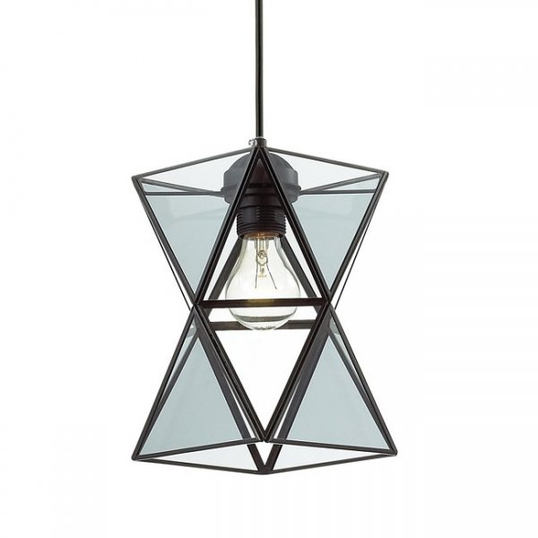 Подвесной светильник PolyPyramid Glass Pendant Прозрачный Подвесной светильник PolyPyramid Glass Pendant Прозрачный в Костроме | Loft Concept