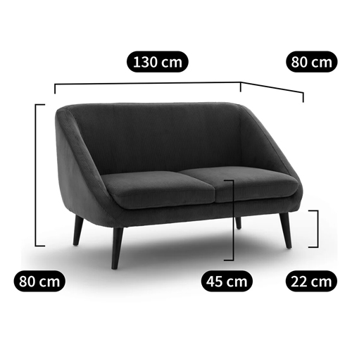 Двухместный диван с обивкой из велюра Belanger Sofa Двухместный диван с обивкой из велюра Belanger Sofa в Костроме