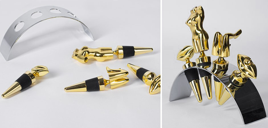 Набор пробок для бутылок ACOLYTE WINE STOPPER - Loft-Concept в Костроме