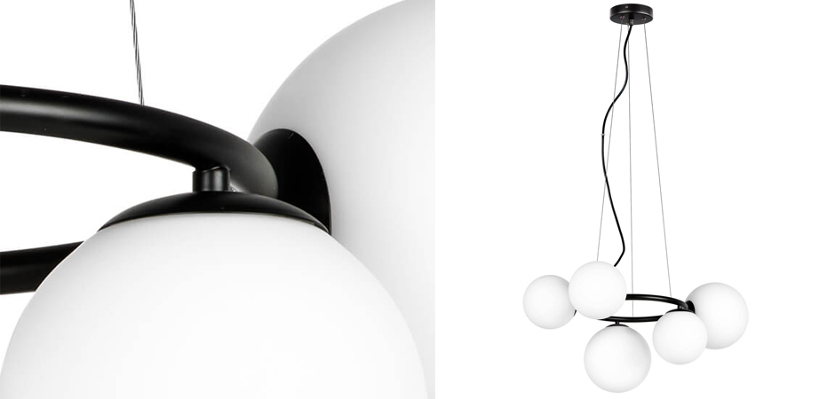 Люстра Bubbles on Ring Chandelier Black Люстра Bubbles on Ring Chandelier Black - Loft-Concept в Костроме