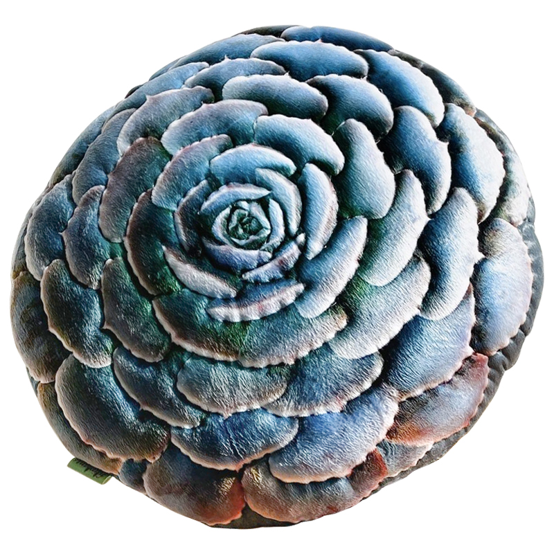 Декоративная подушка Botanical Cushion Succulentus Зеленый Зеленый шалфей Бирюзовый Декоративная подушка Botanical Cushion Succulentus Зеленый Зеленый шалфей Бирюзовый в Костроме | Loft Concept