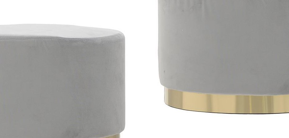 Пуф Golden Belt Gray Pastel Пуф Golden Belt Gray Pastel - Loft-Concept в Костроме