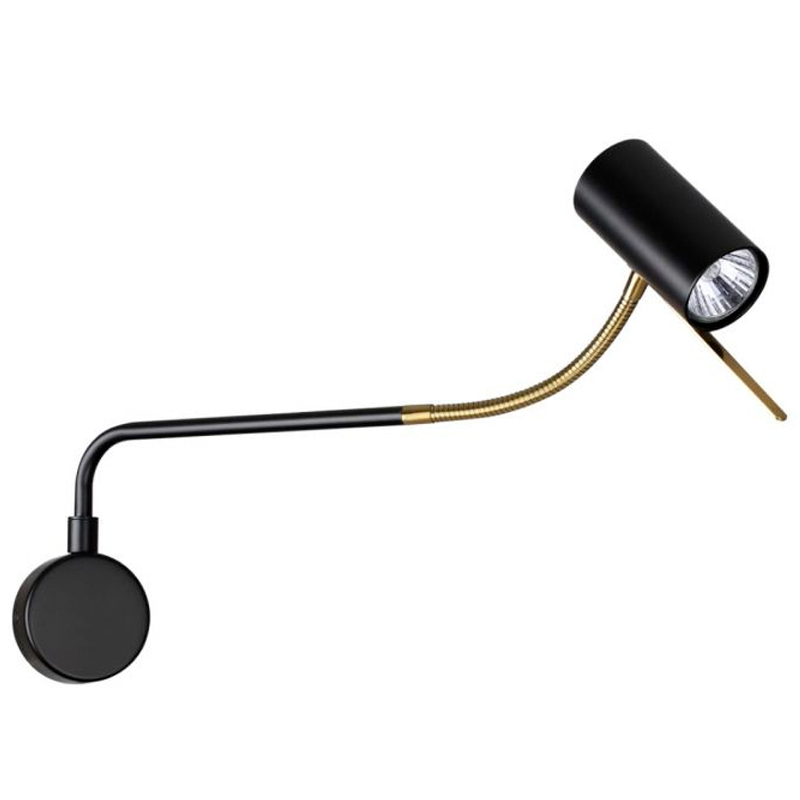 Гибкое бра Trumpet Wall Lamp Брозна Бронза Черный Гибкое бра Trumpet Wall Lamp Брозна Бронза Черный в Костроме | Loft Concept