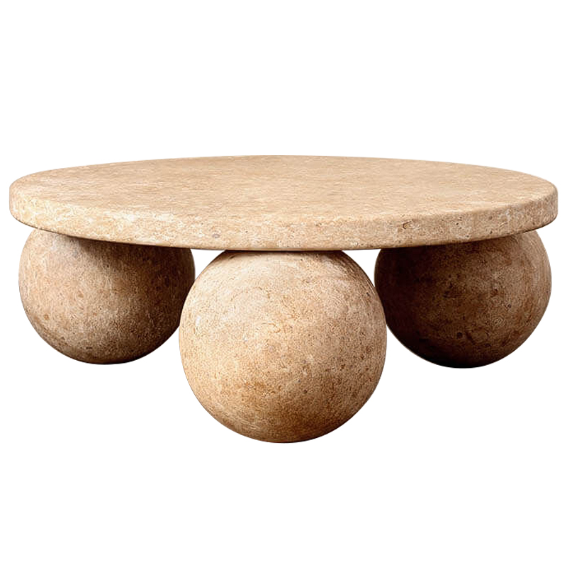 Журнальный стол дизайн Kelly Wearstler Morro Coffee Table Коричневый Журнальный стол дизайн Kelly Wearstler Morro Coffee Table Коричневый в Костроме | Loft Concept