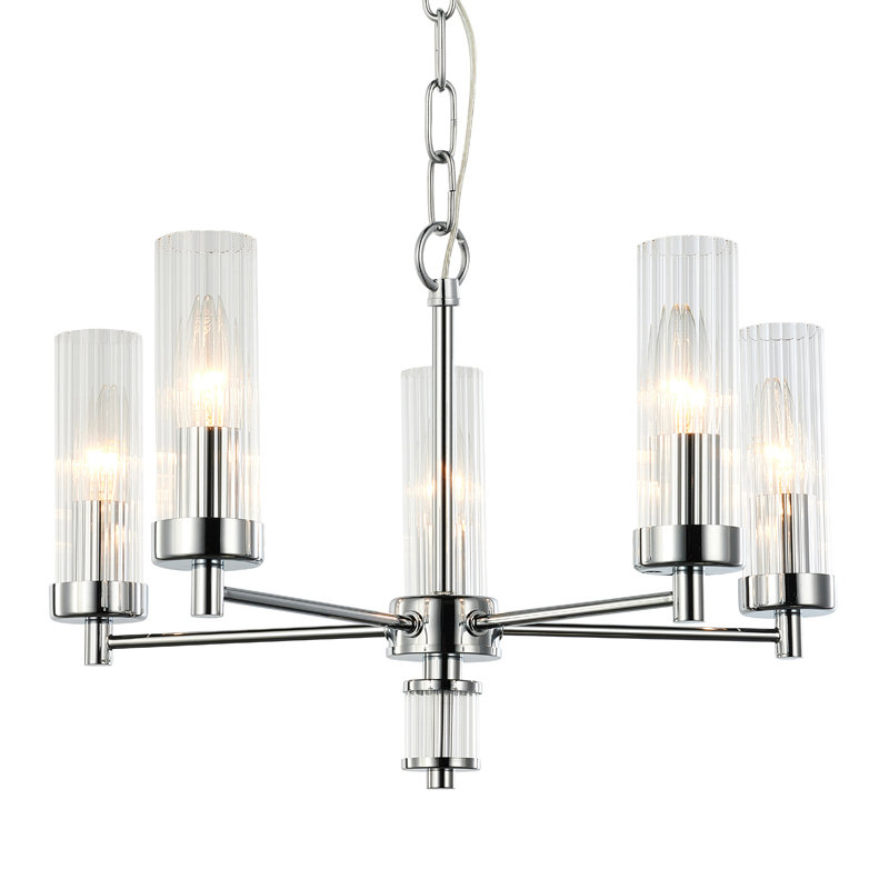 Люстра Jeanette Chandelier Chromium 46 Хром Прозрачный Люстра Jeanette Chandelier Chromium 46 Хром Прозрачный в Костроме | Loft Concept