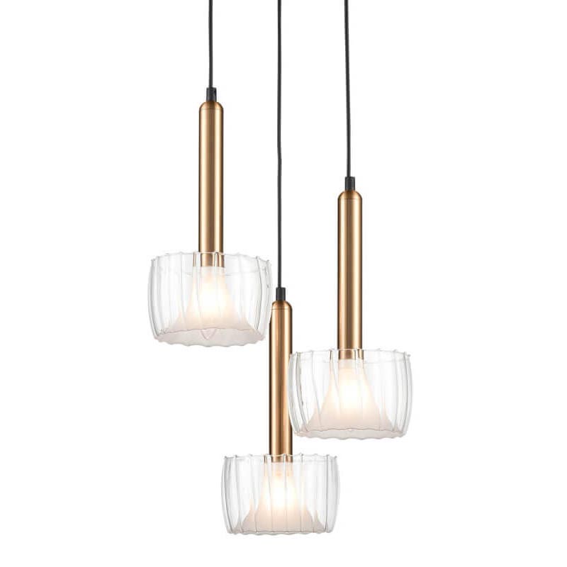Люстра Willa Chandelier Черный Прозрачный Люстра Willa Chandelier Черный Прозрачный в Костроме | Loft Concept