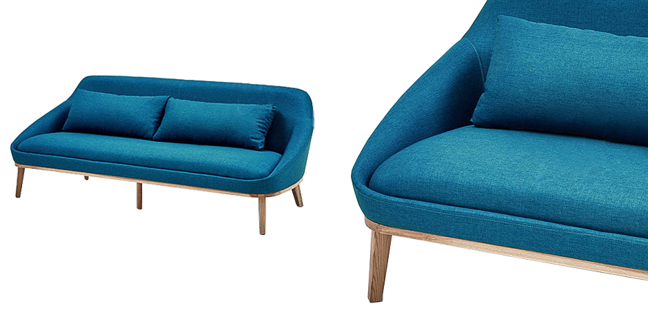 Двухместный диван Sea Basin Sofa Двухместный диван Sea Basin Sofa - Loft-Concept в Костроме