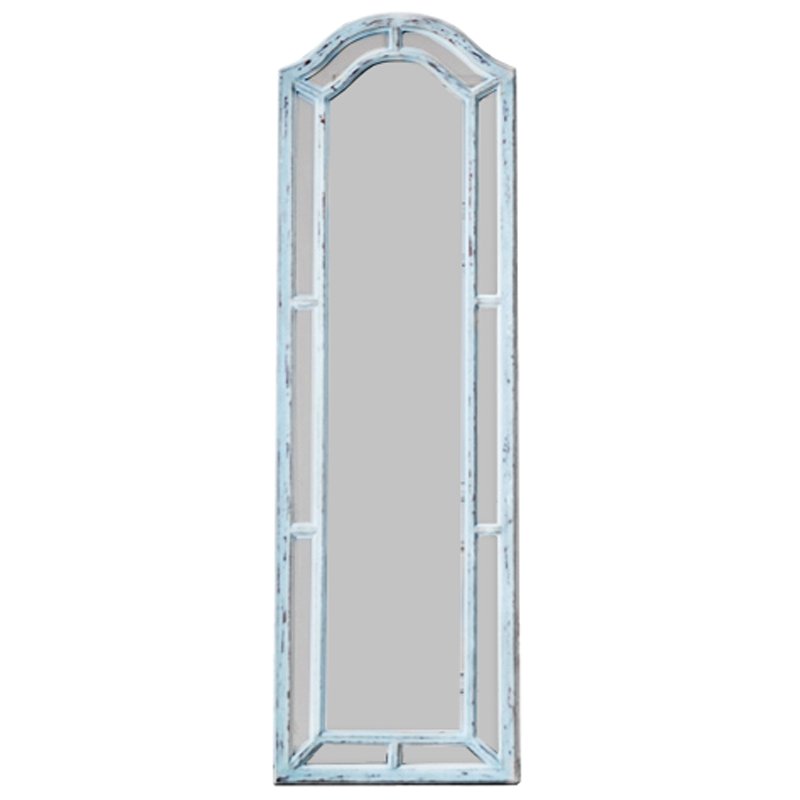 Напольное зеркало Carlotta Light Blue Винтажный голубой Напольное зеркало Carlotta Light Blue Винтажный голубой в Костроме | Loft Concept
