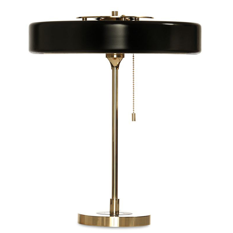 Настольная Bert Frank Revolve Table Lamp Black Латунь Черный Настольная Bert Frank Revolve Table Lamp Black Латунь Черный в Костроме | Loft Concept