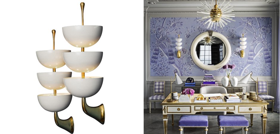 Бра Stilnovo Rare Pair of Stamped Sconces Бра Stilnovo Rare Pair of Stamped Sconces - Loft-Concept в Костроме