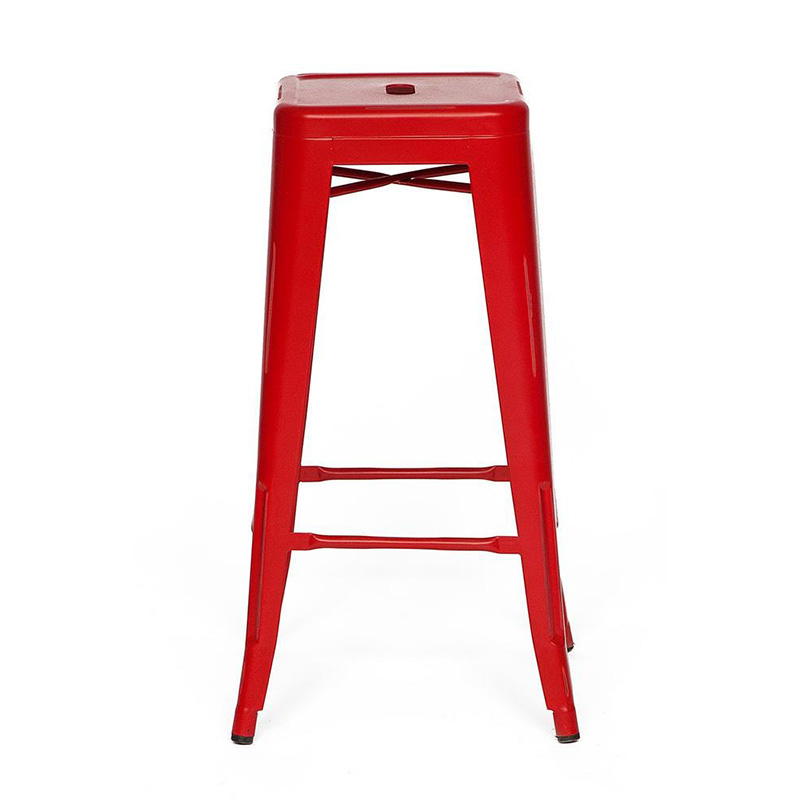 Барный стул Tolix red metal Красный Барный стул Tolix red metal Красный в Костроме | Loft Concept