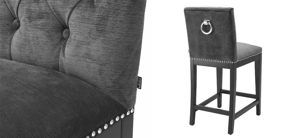 Полубарный стул Eichholtz Counter Stool Domino Полубарный стул Eichholtz Counter Stool Domino - Loft-Concept в Костроме