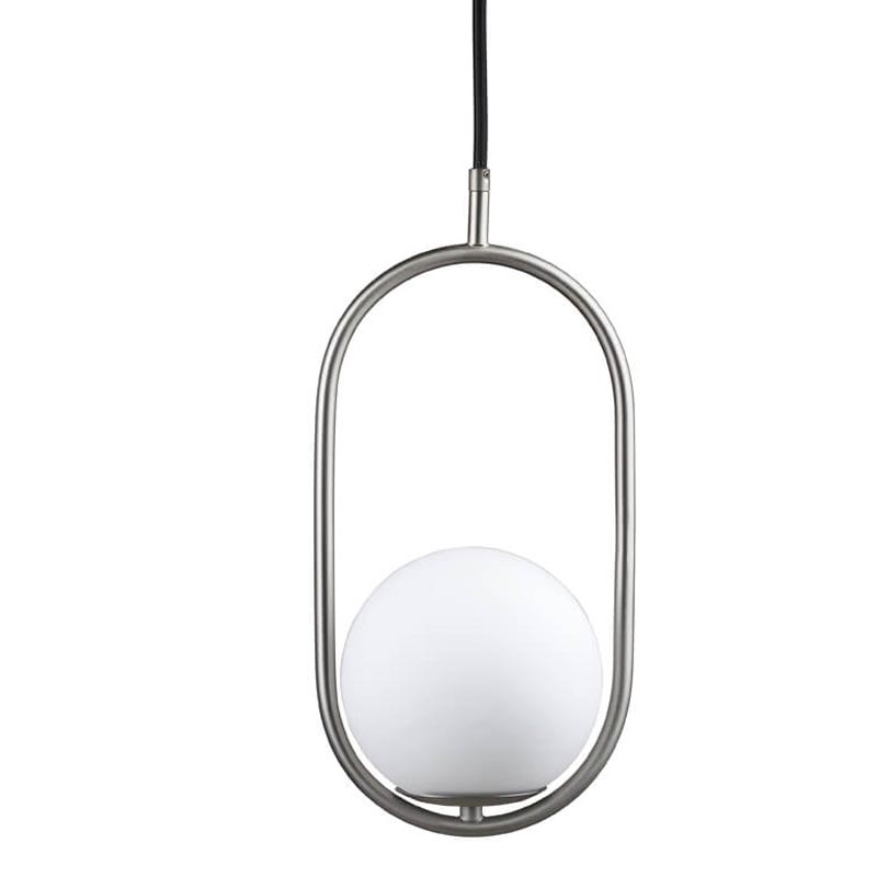 Подвесной светильник B.LUX C Ball oval nickel Белый Никель Подвесной светильник B.LUX C Ball oval nickel Белый Никель в Костроме | Loft Concept