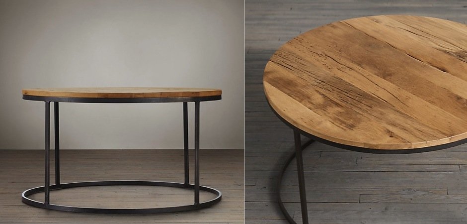 Стол Loft Wooden Round Стол Loft Wooden Round - Loft-Concept в Костроме