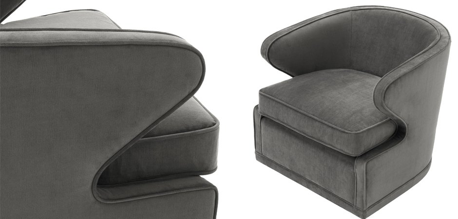 Кресло Eichholtz Chair Dorset Grey Кресло Eichholtz Chair Dorset Grey - Loft-Concept в Костроме