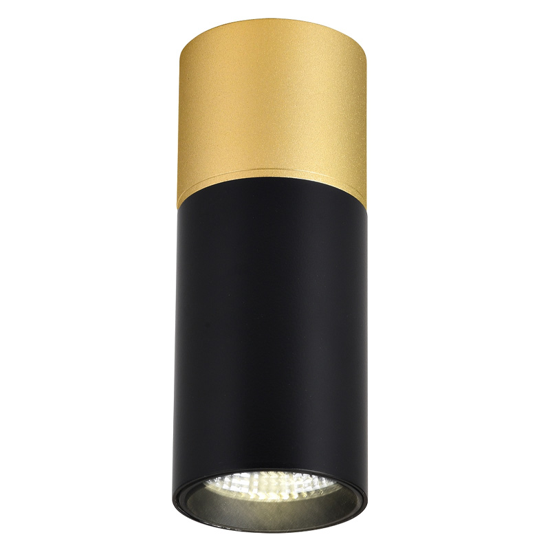 Накладной светодиодный спот Delightfull Black&Gold Золотой Черный Накладной светодиодный спот Delightfull Black&Gold Золотой Черный в Костроме | Loft Concept