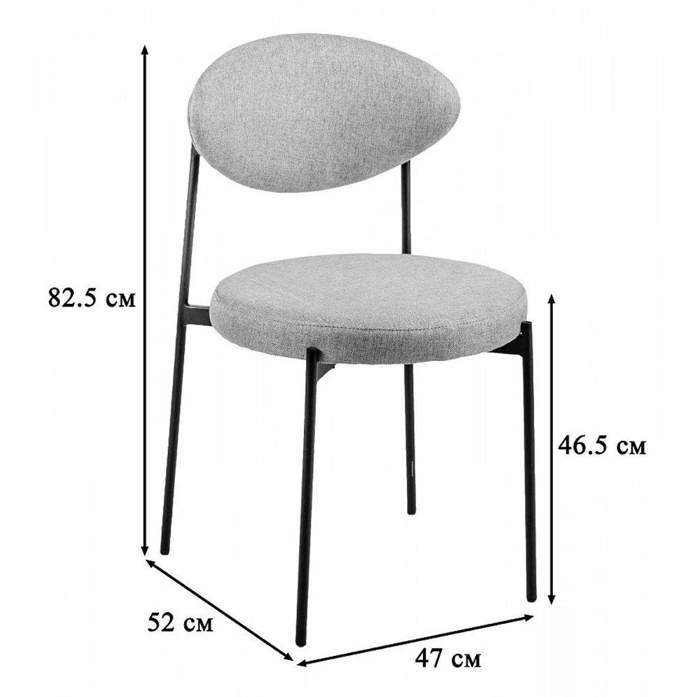 Стул металлический с мягкой спинкой и сиденьем из велюра Alfie Chair Стул металлический с мягкой спинкой и сиденьем из велюра Alfie Chair в Костроме