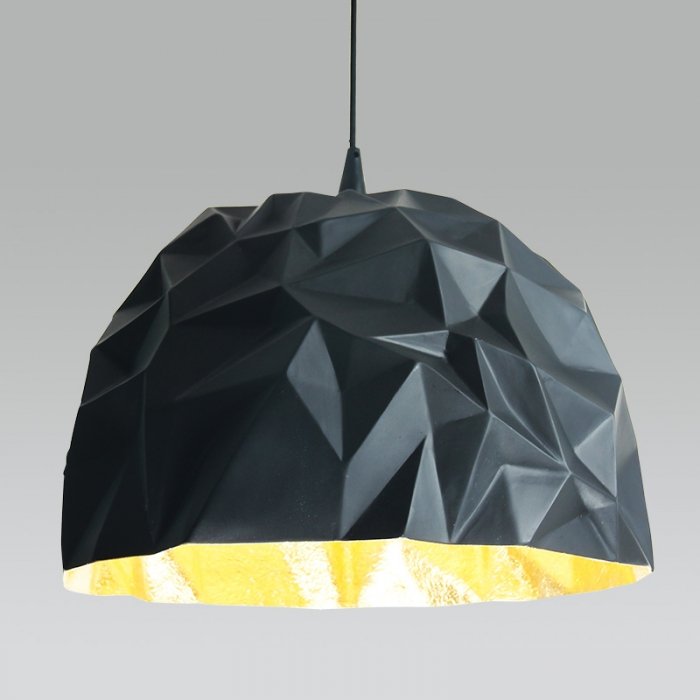 Люстра Rock Suspension Lamp Черный Белый Золотой Люстра Rock Suspension Lamp Черный Белый Золотой в Костроме | Loft Concept