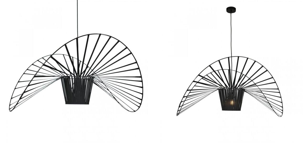 Светильник подвесной Friture Vertigo Pendant Black диаметр 100 - фото