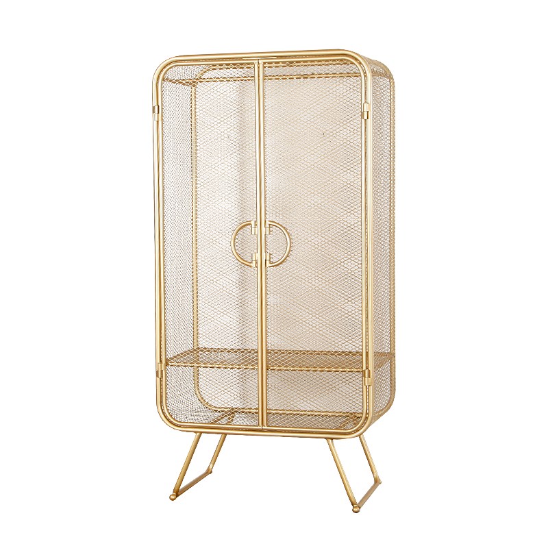 Шкаф Rhombic Grid Wardrobe Gold Золотой Шкаф Rhombic Grid Wardrobe Gold Золотой в Костроме | Loft Concept