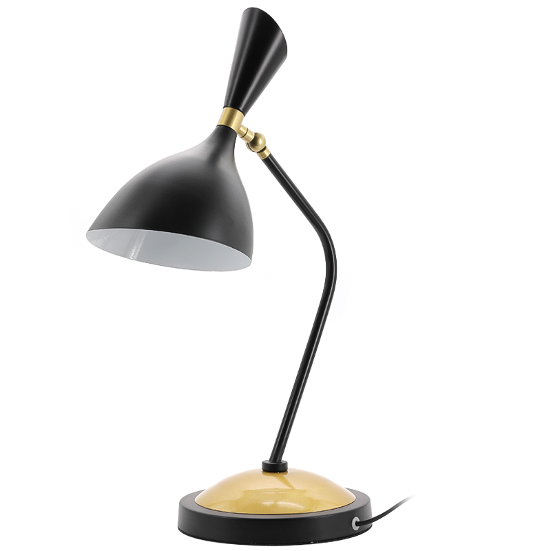 Настольная лампа Duke Table Lamp Черный Золотой Настольная лампа Duke Table Lamp Черный Золотой в Костроме | Loft Concept