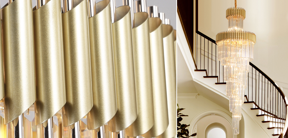 Люстра Empire Large Cascading Chandelier Gold Rectangular Crystal Люстра Empire Large Cascading Chandelier Gold Rectangular Crystal - Loft-Concept в Костроме