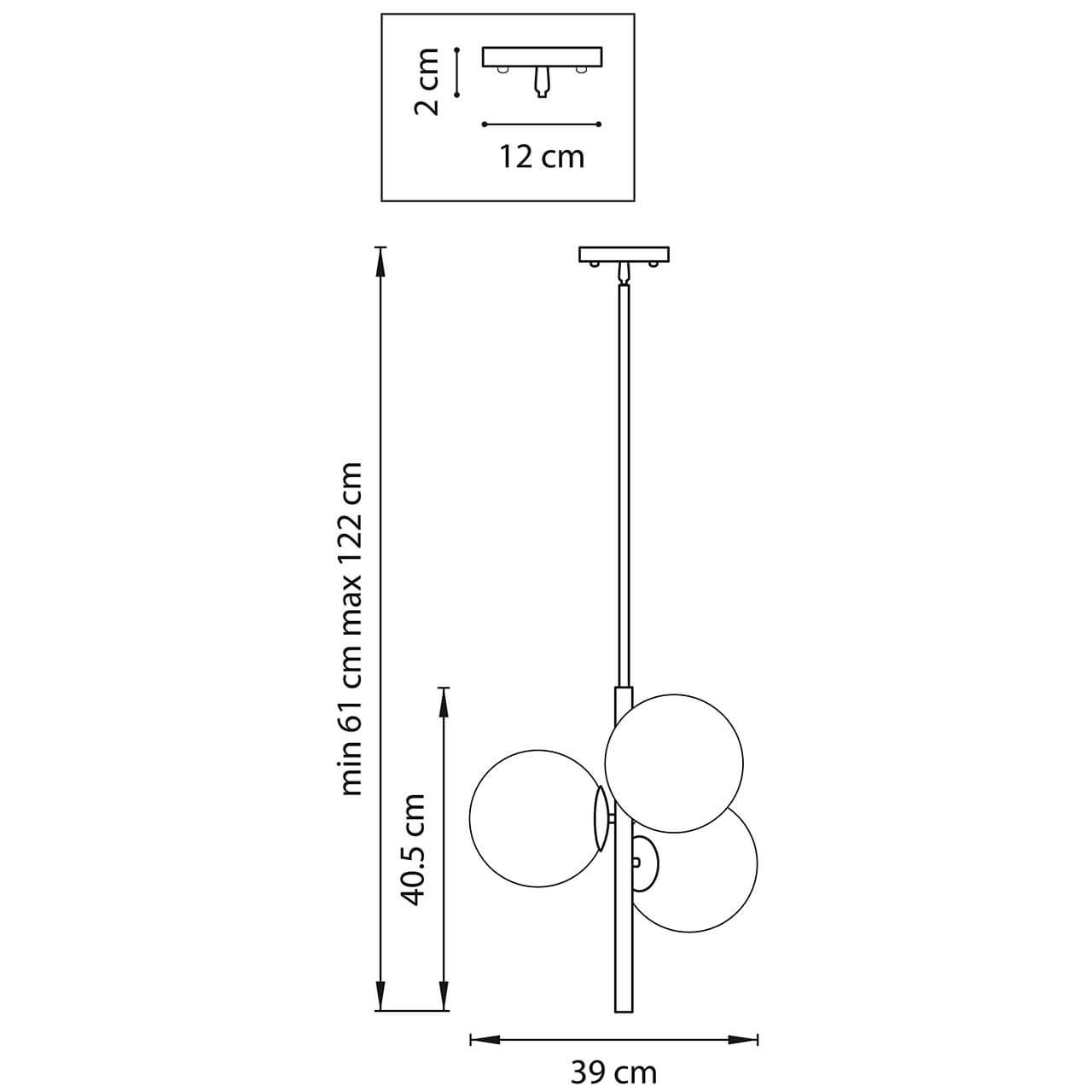 Люстра Three Bubbles Chandelier Люстра Three Bubbles Chandelier в Костроме
