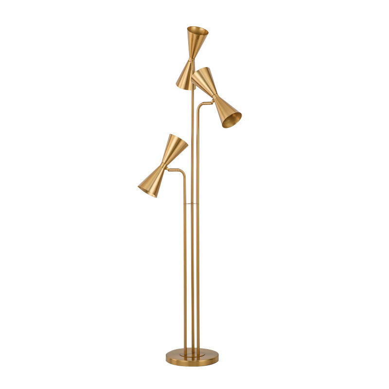 Торшер Sigourney Floor Lamp Глянцевое золото Торшер Sigourney Floor Lamp Глянцевое золото в Костроме | Loft Concept
