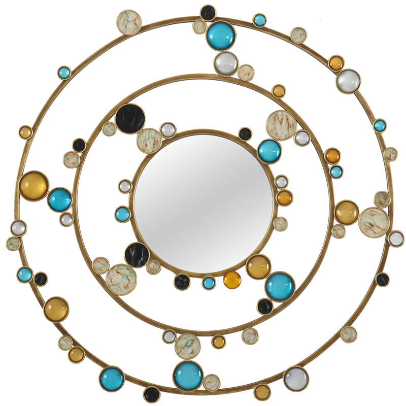 Зеркало Round Inserts Mirror Зеркало Round Inserts Mirror в Костроме | Loft Concept